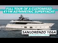 Full tour of a customised €11m asymmetric superyacht | Sanlorenzo 106A yacht tour | MBY