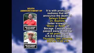 Selwyn Edwin Jn  Baptiste short