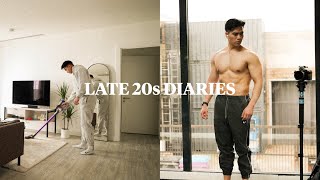 Late 20s Diaries | Dealing with burnout, apartment reset, my new chest & back routine