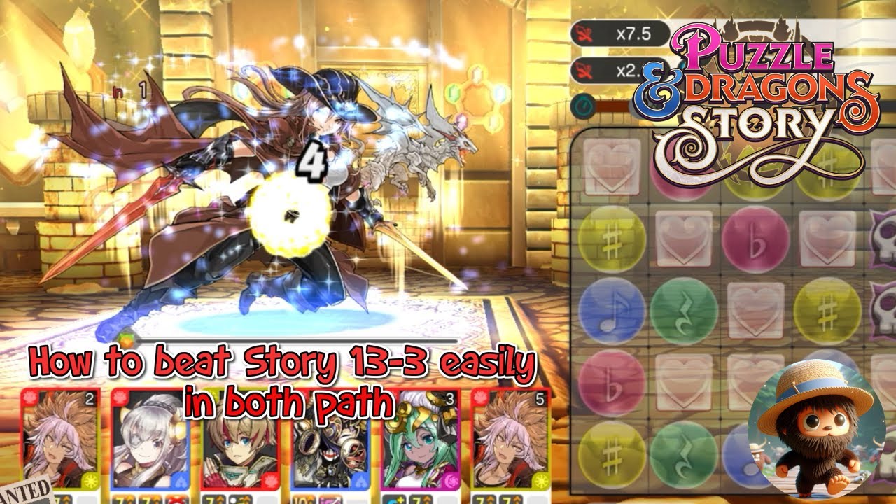 puzzle-and-dragons-story-how-to-beat-story-13-3-both-path-easily