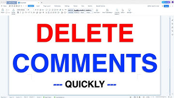 How To Remove Comments In WPS Office
