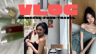 VLOG | Skincare! Food (duh)! Travels!