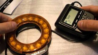 MEIKE FC110 macro ring flash.