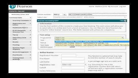 How to book a POP test on Edexcel Online