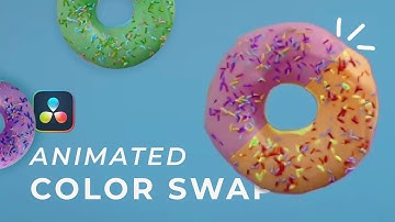 Animated Color Swap Effect in Davinci Resolve