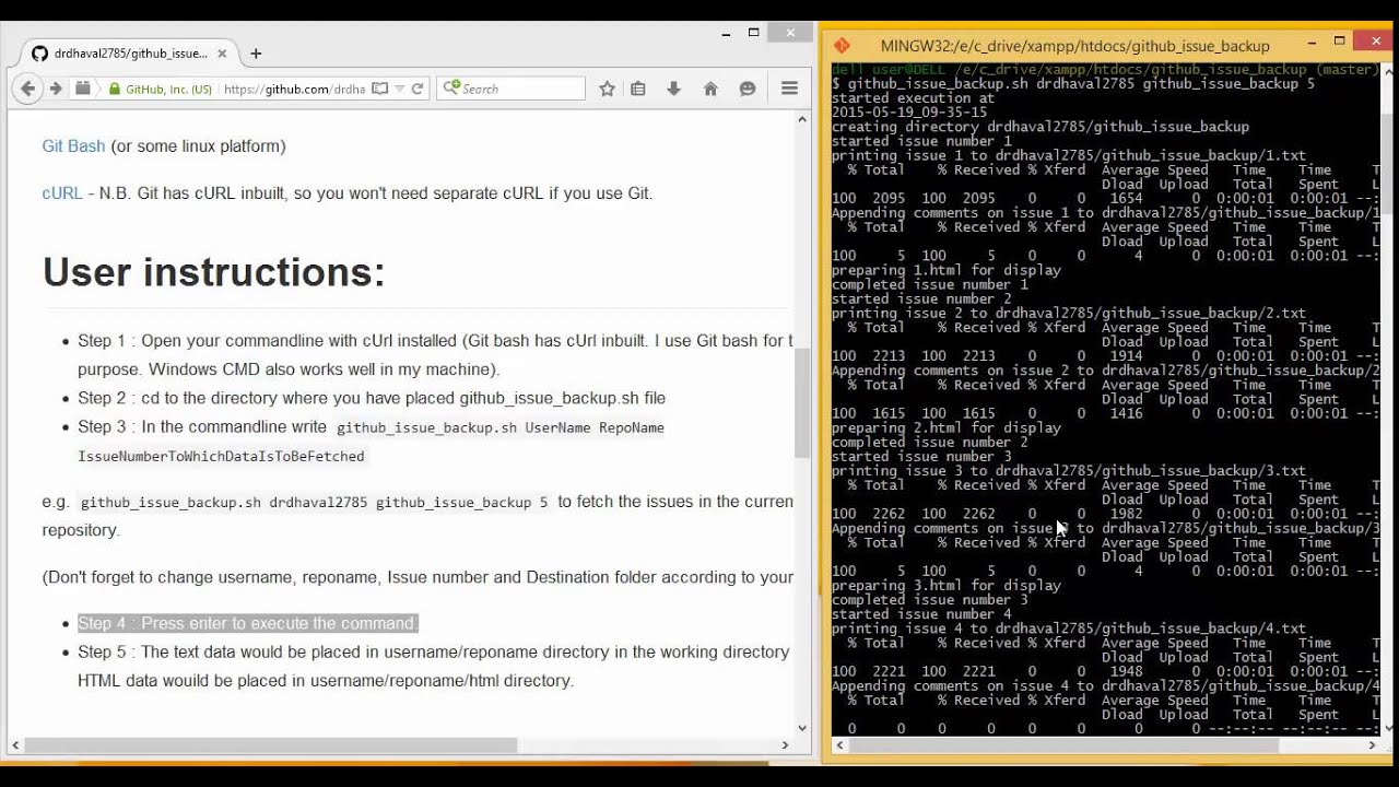 How to take backup of Github issues - YouTube