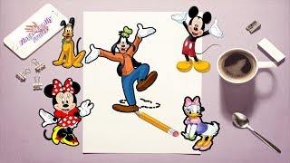Mickey Mouse And Friends Painting Finger Family For Kids Nursery Rhymes