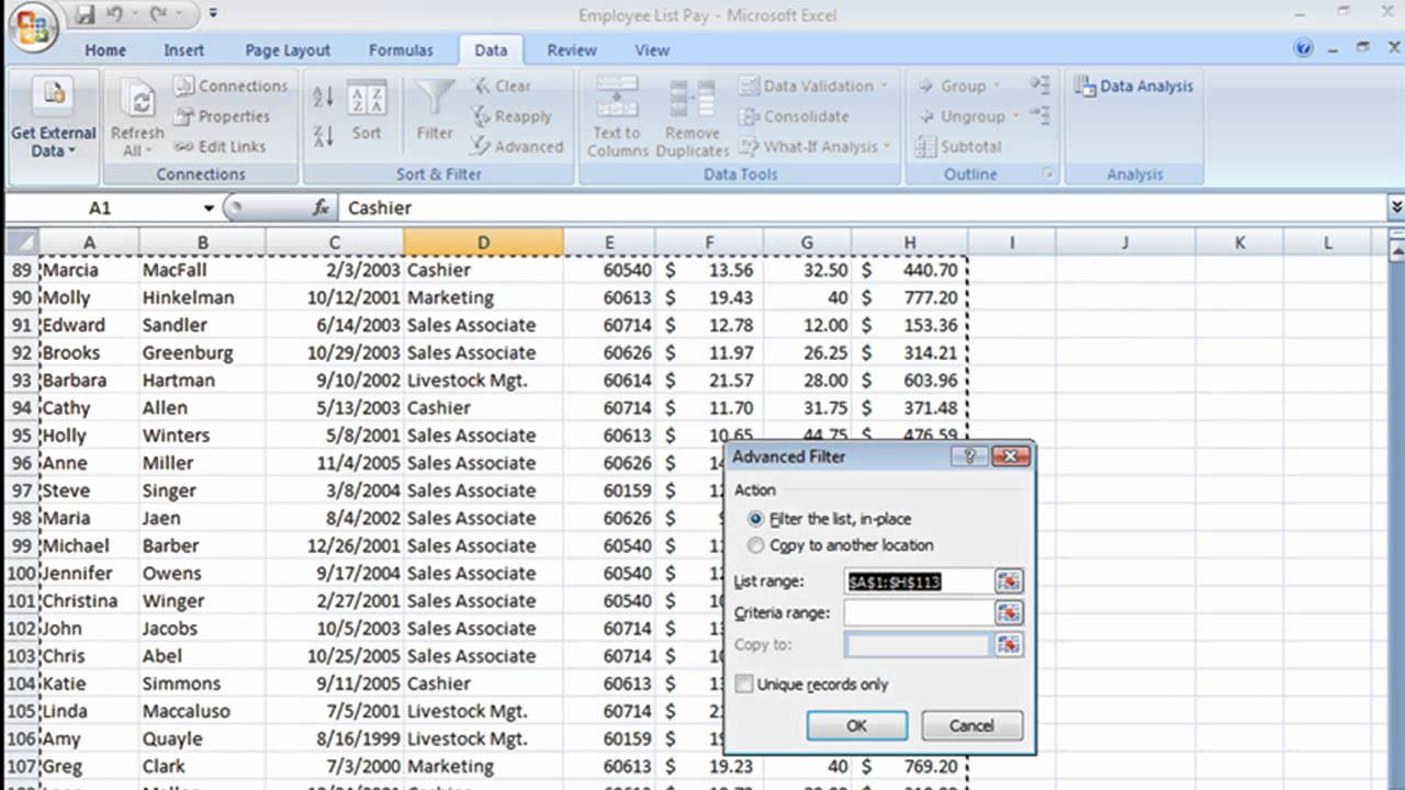 trainsignal excel 2010 training