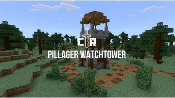 How to Build a Pillager Outpost Watchtower in Minecraft