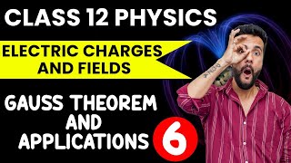 Class 12 Physics | Electric Charges and Fields | Gauss Theorem and Applications | Ashu Ghai Sir