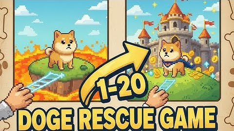 FINALLY! Doge Rescue From Bee GAME Level 1 to 20 SOLVED! (Save The Doge Tutorial)