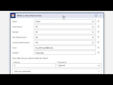 Send automatic email using Azure Logic App