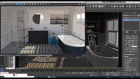 3DsMax Tutorials, Tutorial on 3D Modeling, Texturing & Lighting a Bathroom in 3dsmax