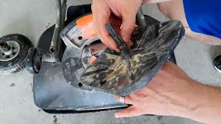 Fixing a stuck Scotts Pro Edgeguard spreader