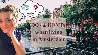 DOs &amp; DON&#39;Ts living in Amsterdam // Another chatty one! // Student &amp; social life, transport &amp; more 🚲