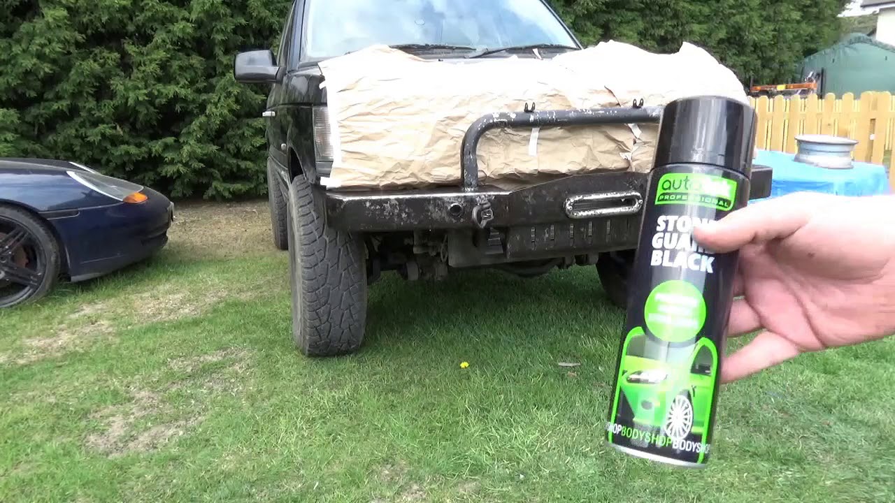 Range Rover P38 19 Painting winch bumper YouTube