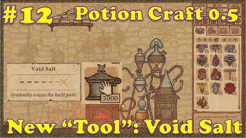 One of a kind Alchemy Simulator | Ep12: More Basement Experiments: Void Salt | Potion Craft