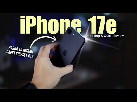 Iphone 10 Jutaan Dengan Chipset A19! Iphone 17e Unboxing & Quick Review (2026)