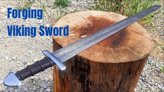 Forging a Viking Sword. The sword was lobbed over the wall. Will it be okay?