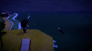 Catching My First Coelacanth in Animal Crossing New Horizons