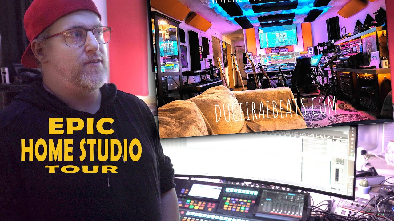 EPIC HOME STUDIO Tour - YouTube