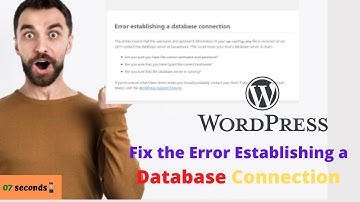 Fix Error Establishing a Database Connection in WordPress || Database Error Problem Solve