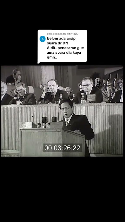 Pidato DN Aidit Di konggres Komunis Internasional #komunis #komunisme #communist #history