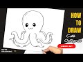 How to draw cute octopus