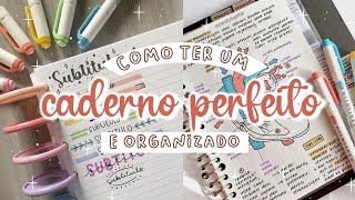 CADERNO BONITO e ORGANIZADO | DICAS e TRUQUES para fazer ANOTAÇÕES LINDAS