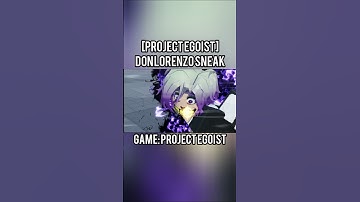 PROJECT EGOIST | DON LORENZO SNEAK PEEK #roblox #projectegoist #donlorenzo #bluelock #anime