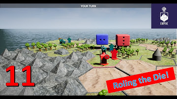 How to make a HexTile Board Game in Unreal Engine   Part 11  Rolling the Die
