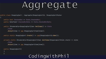 Event sourcing C# - Part 2 Aggregate