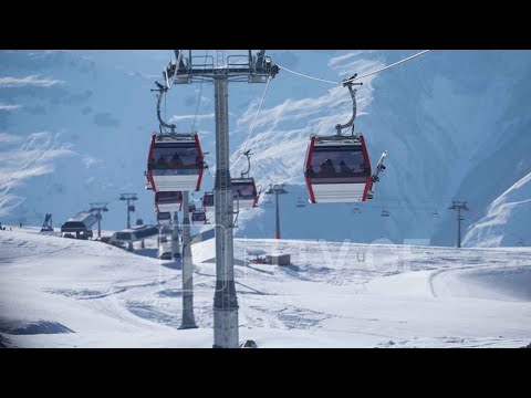 ბაკურიანში საბაგირო ძაბვის ვარდნის გამო გაჩერდა