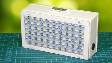 Emergency Light with Flasher and Brightness Control