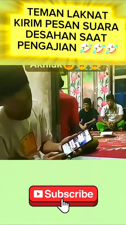 TEMAN LUKNUT !!! KIRIM PESAN SUARA DESAHAN SAAT PENGAJIAN !!MANA VOLUMENYA FULL LAGI 🤣🤣🤣 #lucu