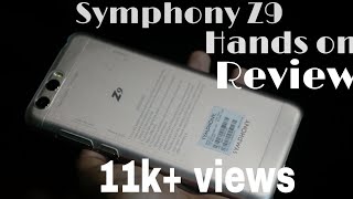 Symphony Z9 review-Camera performance.Camera featuress of Symphony z9. SYMPHONY Z9.