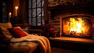 Night Fire Atmosphere -💦 Soothing Fire Sound Helps You Fall Asleep Quickly - ASMR