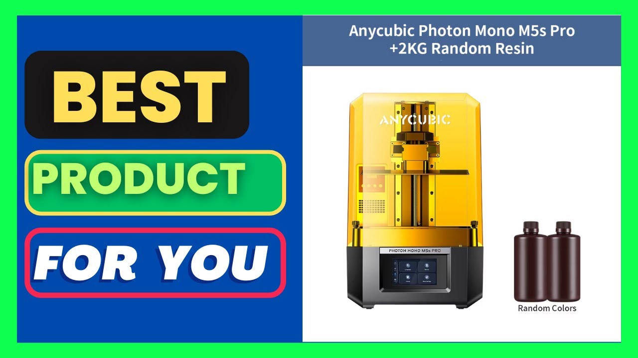 ANYCUBIC Photon Mono M5s Pro 14K Mono MSLA 3D Printer 10.1