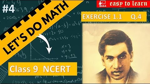 Chapter-Number System , Class 9, NCERT , Mathematics , Exercise-1.1, Q4