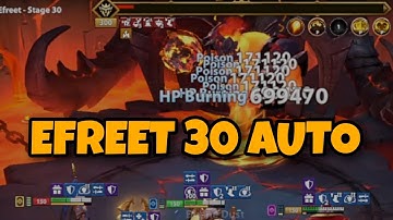 AUTO DWARVIN RUINS EFREET STAGE 30 EVENT GUIDE | INFINITE MAGIC RAID