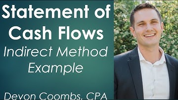 Statement of Cash Flows Example - Indirect Method - Operating Activities