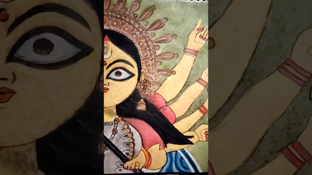 Durga Puja 2024 drawing। Mahalaya drawing। My Art Platform। 