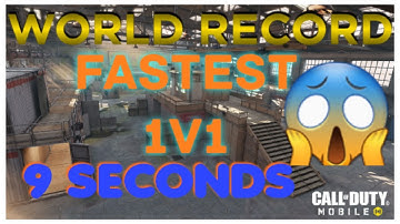 😱FASTEST 1V1 EVER!!!!(COD MOBILE)😱