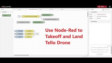 Use Node-Red to Takeoff and Land Tello Drone