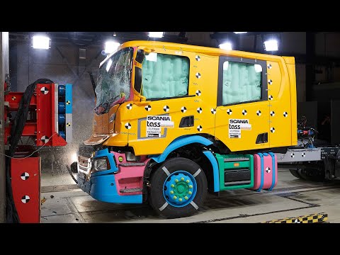 How Scania's crash tests work