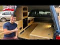 Awesome Truck Camping Build - NEW DESIGN | Part 1