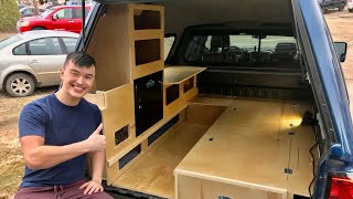 Awesome Truck Camping Build  NEW DESIGN | Part 1