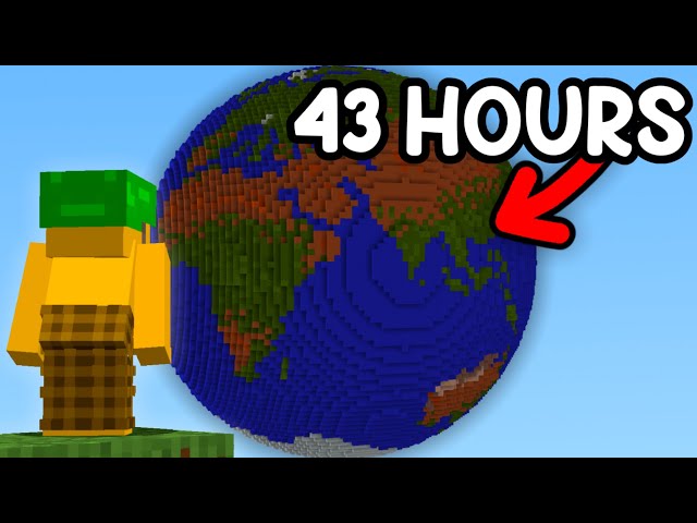 I Built A REAL PLANET in Minecraft 1.19 Hardcore (#71) 