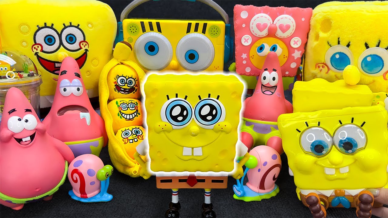 Toy Unboxing | Spongebob Limited Collection 💛💜 Kuromi Kitchen | 스폰지밥 장난감 세트 | Satisfying Unboxing