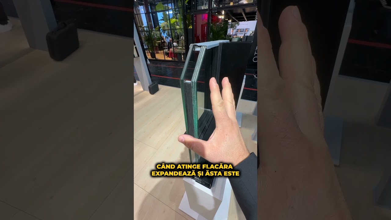 Vitraj cu protecție la foc și izolare termică? Performanță dublă într-un singur pachet!